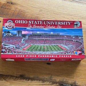 Ohio State University 1000-Piece Panoramic Puzzle — Scarlet and Gray